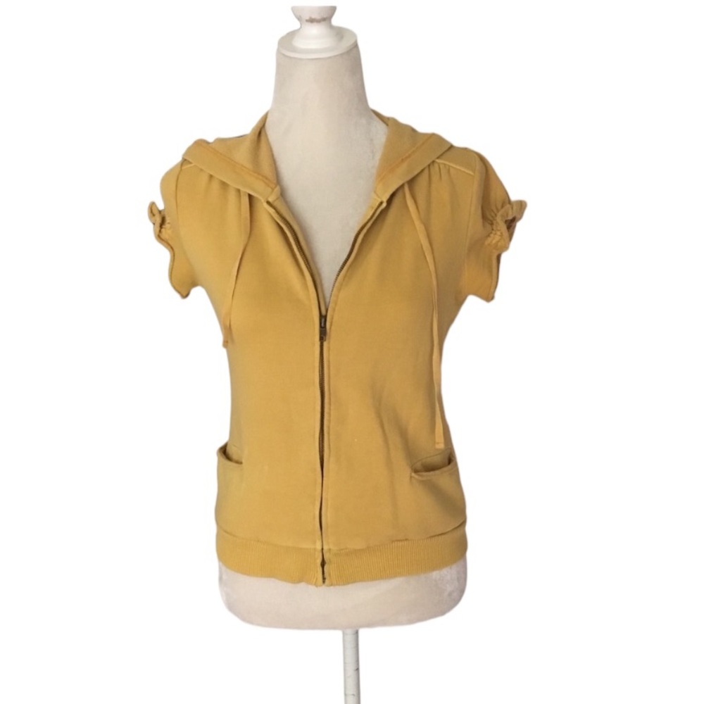 Y2K Forever 21 Short Sleeve Hoodie Jacket Size Small